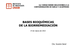 bases bioquímicas de la biorremediación