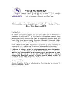 Lineamientos nacionales con relación a la Infección por el Virus