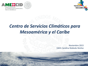 Centro de Servicios Clim&aacute;ticos para Mesoam&eacute;rica y el Caribe