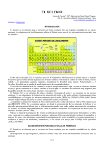 el selenio - Sitio Argentino de Producción Animal