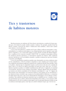 Tics y trastornos de hábitos motores