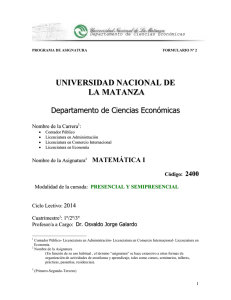 universidad nacional de la matanza