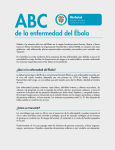 ABC de la enfermedad del Ébola.