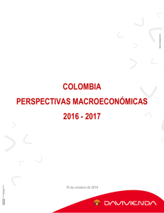 colombia perspectivas macroeconómicas 2016 - 2017