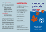 Tríptico - Cáncer de Próstata - Ibiza y Formentera contra el cáncer