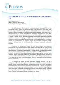 trastornos sexuales de las personas viviendo con vih