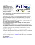 Documento informativo sobre Vetter 5