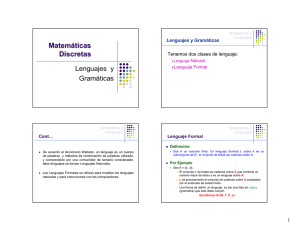 DMD9 Lenguajes y Gramaticas