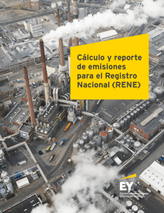 C&aacute;lculo y reporte de emisiones para el Registro Nacional (RENE)