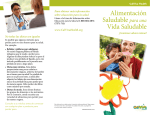Alimentación Saludable para una Vida Saludable