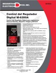 Control del Regulador Digital M-6200A