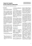 Aspectos legales de las notas de enfermería