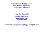 Ley de Amdahl Ley de Moore - Web del Profesor