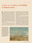 ¿Cómo era el edificio del Cabildo de Buenos Aires?