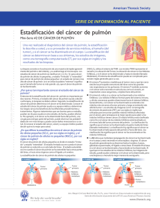 Estadificación del cáncer de pulmón