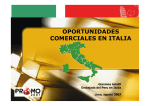 OPORTUNIDADES COMERCIALES EN ITALIA
