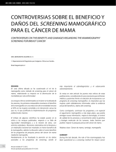 controversias sobre el beneficio y daños del screening mamográfico