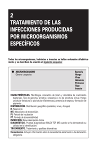 2 tratamiento de las infecciones producidas por microorganismos