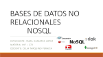 BASES DE DATOS NO RELACIONALES NOSQL