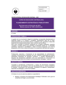 planeamiento estratégico publicitario