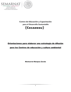 Orientaciones para elaborar una estrategia de difusión para los