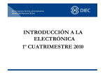 introducción a la ó electrónica 1º cuatrimestre 2010