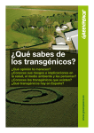 ¿Qué sabes de los transgénicos?