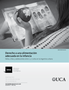 Derecho a una alimentación adecuada en la infancia