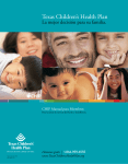 CHIP Manual para Miembros - Texas Children`s Health Plan