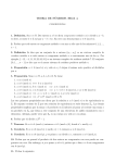 TEORíA DE NÚMEROS. HOJA 4. 1. Definición. Sea n ∈ N. Dos