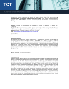 Virus de la Anemia Infecciosa del Salm&oacute;n de baja virulencia (ISA