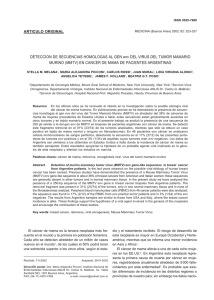 DETECCION DE SECUENCIAS HOMOLOGAS AL GEN env DEL