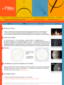 Facultad de Ciencias - UNAM Noticias recientes Lluvias de estrellas