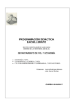 Programación Didáctica de Economía Bachillerato, 2016-17
