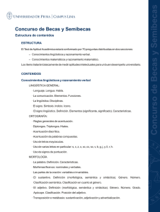 Concurso de Becas y Semibecas