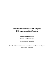 Inmunodeficiencias en Lupus Eritematoso Sistémico