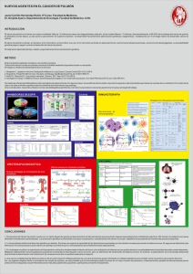 NUEVOS AGENTES EN EL CÁNCER DE PULMÓN
