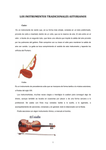 instrumentos tradicionales asturianos