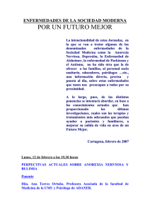 ENFERMEDADES DE LA SOCIEDAD MODERNA
