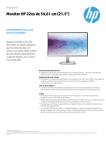 Monitor HP 22es de 54,61 cm (21.5