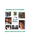 memoria de actividades