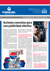 Acciones concretas para una publicidad efectiva