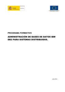 PROGRAMA FORMATIVO ADMINISTRACIÓN DE BASES DE