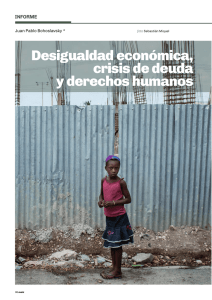 Desigualdad económica, crisis de deuda y derechos humanos