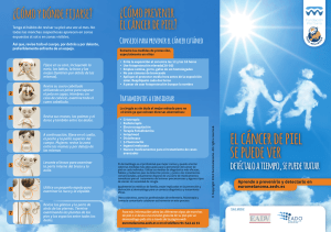 el c&aacute;ncer de piel se puede ver