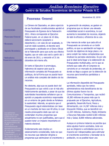 Análisis Económico Ejecutivo