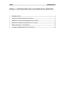 Problemas métricos.