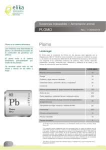 Sustancias indeseables l Alimentación animal
