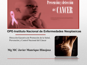 Presentación de PowerPoint - Instituto Nacional de Enfermedades