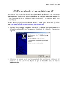 CD Personalizado – Live de Windows XP
